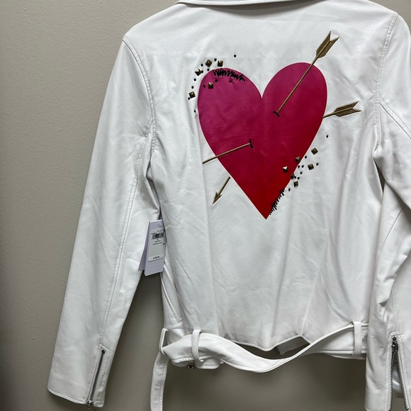 Guess Moto Jacket - Bright White - Picture 6 of 8